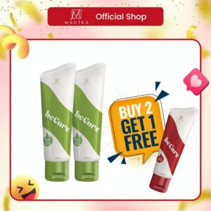 BECURE COMBO B - 2 TUBE BECURE HIJAU (EXTRA HOT) FREE 1 TUBE MERAH