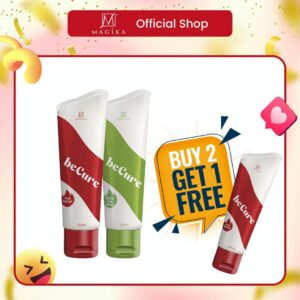 BECURE COMBO C - 1 TUBE HIJAU + 1 TUBE MERAH FREE 1 TUBE MERAH