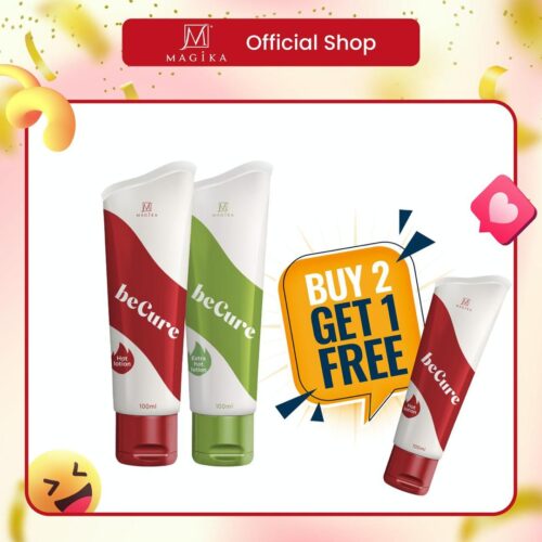 BECURE COMBO C - 1 TUBE HIJAU + 1 TUBE MERAH FREE 1 TUBE MERAH